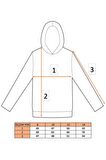 Erkek Çocuk Gri Kapüşonlu 3 iplik Şardonlu Polarlı Rahat Kesim Sweatshirt S402GRİ