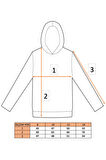 Erkek Çocuk Siyah Kapüşonlu 3 iplik Şardonlu Polarlı Rahat Kesim Sweatshirt S402SYH