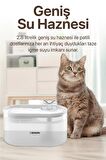 Xenon Smart Akıllı Otomatik Kedi Su Çeşmesi, Mobil Uygulama Denetimli, Geniş Hazneli Pet Su Sebili, Led Işıklı Su Şelalesi, Ultra Sessiz Su Pınarı, Beyaz X8650