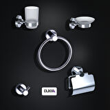 Duxxa Arya Aksesuar Seti 5 Parça Krom A.2085