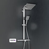 Duxxa Delta 500 Tepe Duş Seti Krom D.126.5