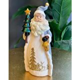 FENERLİ ÇAM AĞAÇLI NOEL BABA DEKOR HS691-2