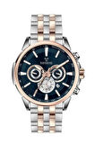 RAYMOND ERKEK KOL SAATİ RYM-81054-GÜMÜŞ-ROSE-BL