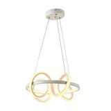 TT003-BY TT Aydınlatma Sarmal Modeli ( Gün Işığı Led ) Mat Beyaz Led Avize