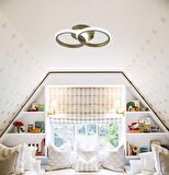 TT305-2-ESK TT Aydınlatma Eskitme Boyalı 2 li ( Beyaz Işık ) Led Avize