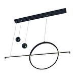 TT026-SY TT Aydınlatma Mat Siyah ( Gün Işığı ) Led Avize