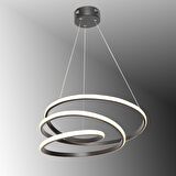 TT301-SY TT Aydınlatma Yay Modeli Siyah ( Sarı ışık ) Led Avize