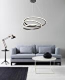 TT301-SY TT Aydınlatma Yay Modeli Siyah ( Sarı ışık ) Led Avize