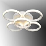 TT304-4+1-BY YUVARLAK TT Aydınlatma Mat Beyaz 5 li ( Beyaz Işık ) Led Avize
