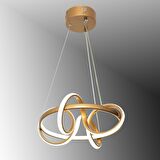 TT003-ESK TT Aydınlatma Sarmal Modeli Eskitme Boyalı ( Beyaz Işık ) Led Avize