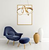 TT003-ESK TT Aydınlatma Sarmal Modeli Eskitme Boyalı ( Gün Işığı ) Led Avize
