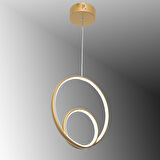 TT004-ESK TT Aydınlatma Göz Modeli Eskitme Boyalı  ( Gün Işığı )  Led Avize