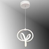 TT317-BY TT Aydınlatma Stilla Modeli Mat Beyaz ( Beyaz Işık ) Led Avize