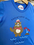 AYSBEBE ÇOCUK TİŞÖRT ADVENTURER BEAR AYI DESENLİ