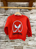 KNUCKLES SONIC BASKILI ÇOCUK SWEATSHIRT