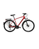 BİSAN TRX 8500 CITY ERKEK ŞEHİR BİSİKLETİ 50CM HD 28 JANT 27 VİTES MAT KIRMIZI SİYAH