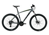 BİSAN MTX 7300 ERKEK DAĞ BİSİKLETİ 43CM HD 26 JANT 24 VİTES METALİK GRİ YEŞİL