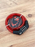 XBYC 4522 BİSİKLET ŞİFRELİ KİLİT SİYAH MAVİ