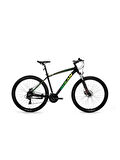BİSAN MTX 7200 ERKEK DAĞ BİSİKLETİ 43CM MD 26 JANT 24 VİTES MAT SİYAH YEŞİL
