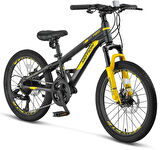 ÜMİT 2078 M-2D MOTION ERKEK ÇOCUK BİSİKLETİ 254H V 20 JANT 21 VİTES SİYAH SARI