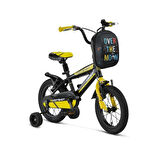 ÜMİT 1410 HOTSHOT-CANTA-V ERKEK ÇOCUK BİSİKLETİ 14 JANT SİYAH SARI