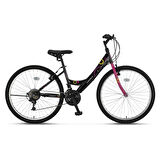 ÜMİT 2600 COLORADO KADIN DAĞ BİSİKLETİ V 26 JANT 21 VİTES SİYAH PEMBE