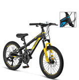 ÜMİT 2078 M-2D MOTION ERKEK ÇOCUK BİSİKLETİ 254H V 20 JANT 21 VİTES SİYAH MAVİ