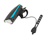XBYC 6163 BİSKLET USB IŞIKLI KORNA SİYAH MAVİ