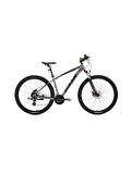 BİSAN MTX 7300 ERKEK DAĞ BİSİKLETİ 43 CM HD 26 JANT 24 VİTES METALİK GRİ MAVİ