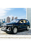 BMW X7 Araba 1:24 Diecast Metal Model Araba Koleksiyon Araba Sesli Işıklı Bmw Jip Suv Araba