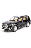 BMW X7 Araba 1:24 Diecast Metal Model Araba Koleksiyon Araba Sesli Işıklı Bmw Jip Suv Araba