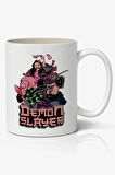 Demon Slayer Anime Temalı Kupa Bardak - Sevgiliye Arkadaşa Hediye