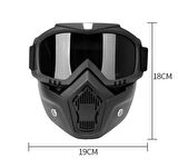 SCOYCO KASK MASKESİ