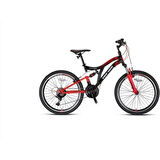 HUNTER - 26" - MTB - 16' - 21 Vites - V.B - Siyah/Gri-Kırmızı