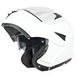 VRT KASK ÇENE AÇILIR GÖZLÜKLÜ  VRT  [ BEYAZ ] 56591