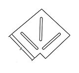 Sinada Havuz Savak Kanal Köşe Parçası Plastik 15 cm 90° (2 Adet) -ToptancıyızBiz