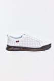 Hakiki Deri Desenli Erkek Sneaker 