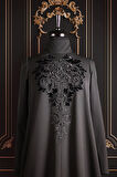 Diadema Black Diamond Çiçek Desenli Boğazlı Elbise
