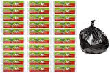 Ögem J-250 Jumbo Boy Çöp Poşeti 80x110 Cm 10'lu Rulo 30 Paket Siyah
