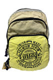 Kaliteli Renkli Vintage Disayn Sırt Gezi Okul Seyahat Çantası 30 cm x 42 cm