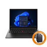 Lenovo ThinkPad L13 Gen 5 İntel Core Ultra 7 165U 32GB 512GB SSD Windows 11 Home 13.3" WUXGA IPS Taşınabilir Bilgisayar+Çanta 21LM0037TXC18