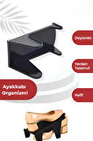 20 Adet Tekli Ayakkabı Rampası, Dolap İçi Düzenleyici, 2 Kat Yer Açan Ayakkabılık Organizer