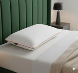 Gön Ev ve Otel Tekstili Tombul Ortopedik Visco Yastık 40X60 cm 16 cm Yükseklik- Boyun & Omurga Destekli Ergonomik Uyku Yastığı