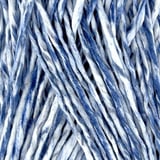 Premium Softee Raffia Yumuşak Çok Renkli Rafya Kağıt Ebruli El Örgü İpi Hobi İp (Lacivert Batik)