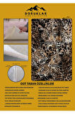 Kaymaz Taban Yıkanabilir Leopar Desenli Dijital Baskı Modern Desenli Halı