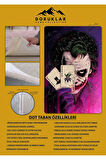 Kaymaz Taban Makinede Yıkanabilir Dijital Baskı Joker Desenli Çocuk Halısı