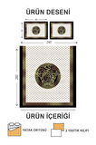 Kapitoneli Pamuk Dolgulu Kadife Kumaş Modern Desenli Premium Kalite Yatak Örtüsü Seti