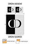 Kapitoneli Pamuk Dolgulu Kadife Kumaş Modern Desenli Premium Kalite Yatak Örtüsü Seti