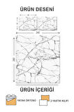 Kapitoneli Pamuk Dolgulu Kadife Kumaş Modern Desenli Premium Kalite Yatak Örtüsü Seti