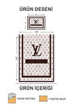 Kapitoneli Pamuk Dolgulu Kadife Kumaş Modern Desenli Premium Kalite Yatak Örtüsü Seti
